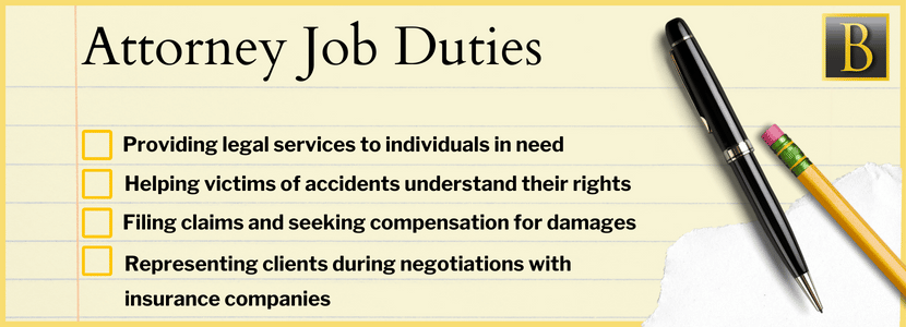 Attorney Job Duties