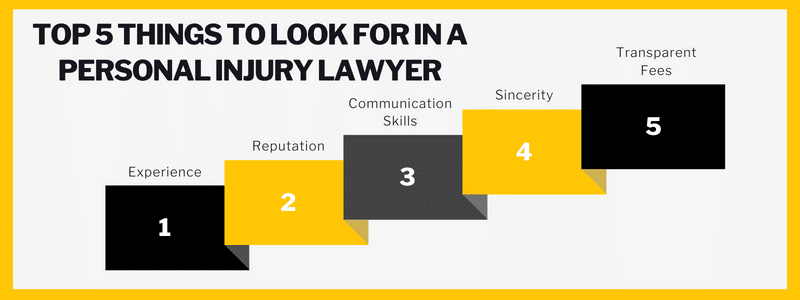 Top 5 Things to Look for in a Personal Injury Lawyer